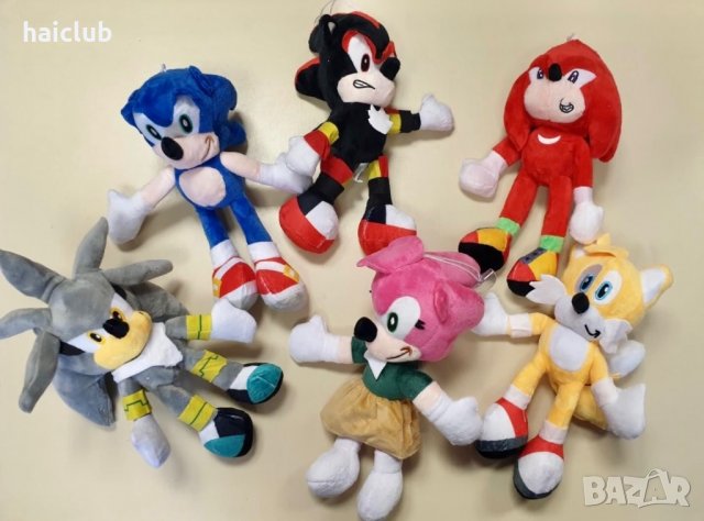 Соник  фигури 6бр./Sonic/Соник/Соник 6бр., снимка 5 - Кукли - 38741888