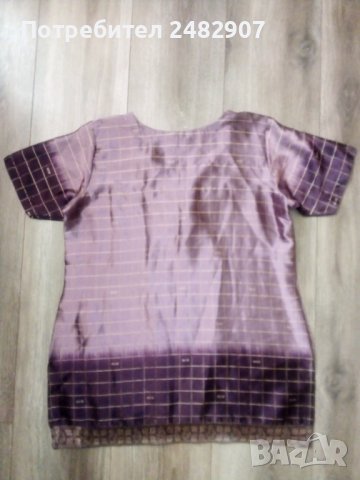 Дамска блуза - сатен, снимка 2 - Туники - 42007403