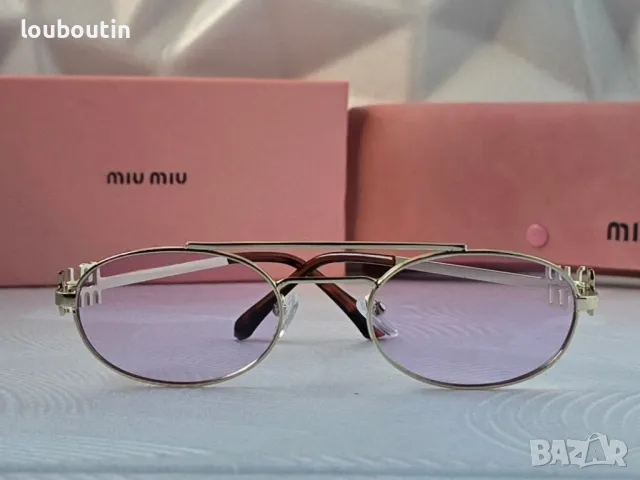 Miu 2024 дамски слънчеви очила елипса, снимка 9 - Слънчеви и диоптрични очила - 38152005