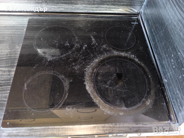 печка за вграждане със керамичен плот 4котлона работи ползвани , снимка 2 - Печки, фурни - 50672218