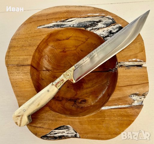 Ръчно изкован нож, снимка 2 - Колекции - 39150905