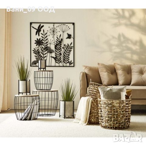 82х82см Метална декорация за стена, снимка 4 - Декорация за дома - 40749821