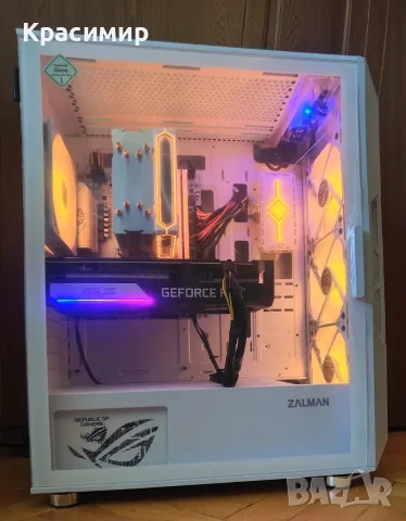 Геймърски компютър Ryzen 5600x, GeForce RTX 3060ti,32gb ddr4,960gb ssd, снимка 5 - Геймърски - 53140718