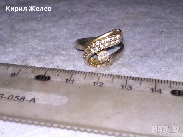 ПРЕКРАСЕН СКЪПОЦЕНЕН МАРКОВ СРЕБЪРЕН АРТ ПРЪСТЕН СРЕБРО 925 olx С ИСКРЯЩИ ФАСЕТИРАНИ ЦИРКОНИ 38506, снимка 3 - Пръстени - 41450903