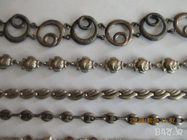 Сребърни гривни, снимка 4 - Гривни - 41964529