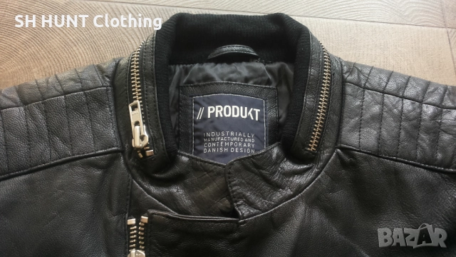 JACK & JONES Real Leather Jacket Размер XL мъжко яке естествена кожа 36-67, снимка 4 - Якета - 52158860