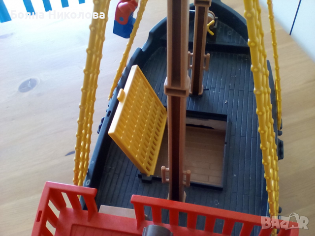 Голям пиратски кораб Плеймобил, Playmobil, снимка 6 - Коли, камиони, мотори, писти - 36156114