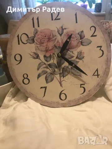   Стенни Часовници за бита и ежедневието цепи сек,ндата със кварцов механизам втора употреба., снимка 6 - Дамски - 48648313