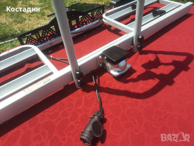 Багажник за колела за теглич Eufab, снимка 7 - Аксесоари и консумативи - 41568898