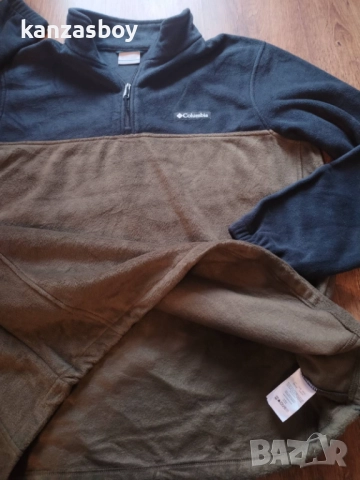 Columbia Men's Steens Mountain Half Zip Classic Fit - страхотен мъжки полар НОВ БЕЗ ЕТИКЕТИ ХЛ, снимка 7 - Спортни дрехи, екипи - 52310002