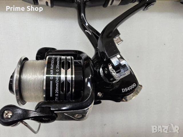 Телескопична спининг въдица 180см с макара, аксесоари и чанта , снимка 8 - Въдици - 53753301