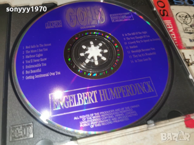 ENGELBERT HUMPERDINCK CD 0502261818, снимка 2 - CD дискове - 53372766