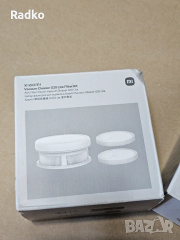 Филтър за прахосмукачка Xiaomi G20 Lite – Filter Kit 2бр., снимка 3 - Прахосмукачки - 53766932