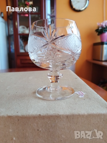 Кристален сервиз за коняк,, Виолета "