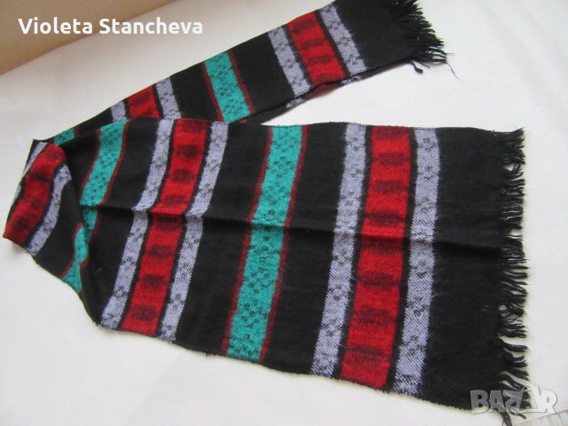 ДАМСКИ ШАРЕН ШАЛ, снимка 2 - Шалове - 34826772