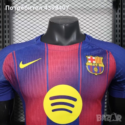 Футболна тениска Barcelona Home 25/26, снимка 2 - Футбол - 52636622