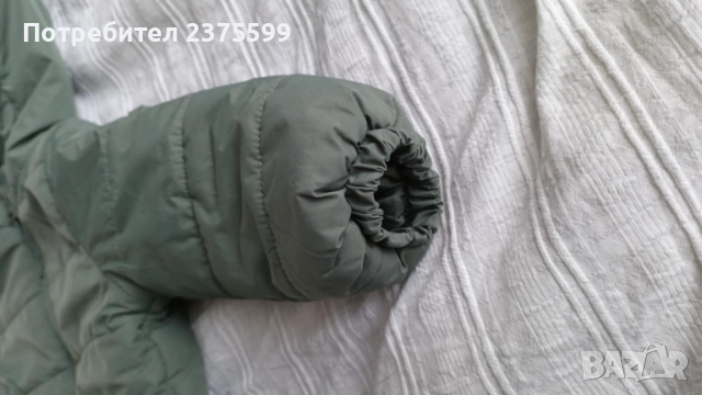 Детско ватирано яке в пастелно зелено, снимка 6 - Детски якета и елеци - 52954457