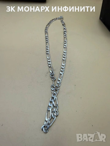 Сребърен ланец /925/, снимка 6 - Колиета, медальони, синджири - 53651358