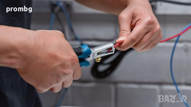клещи Bosch Professional 160мм, сваляне на изолация, оголване на кабел, снимка 10 - Клещи - 36140178