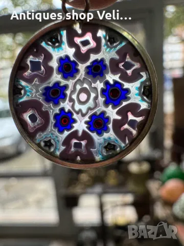 Сребърен медальон MURANO №5949, снимка 5 - Колиета, медальони, синджири - 47409008