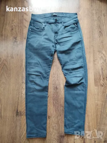 replay anbass jeans - ЕЛАТИЧНИ мъжки дънки КАТО НОВИ 29, снимка 7 - Дънки - 49236298