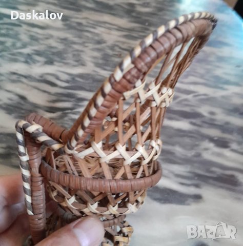 Декоративно столче ръчно плетено!, снимка 4 - Декорация за дома - 41184630