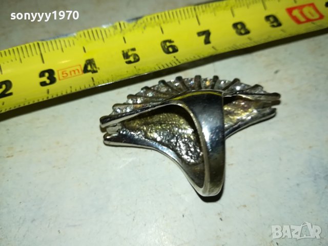 ГОЛЯМ ПРЪСТЕН С КАМЪНИ 0107230717, снимка 14 - Колекции - 41409592