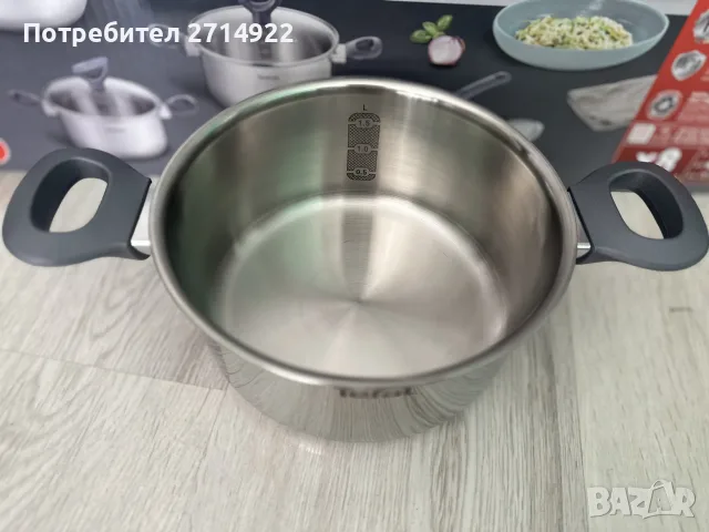 чисто нови тенджери тефал daily cook, снимка 3 - Съдове за готвене - 56112690