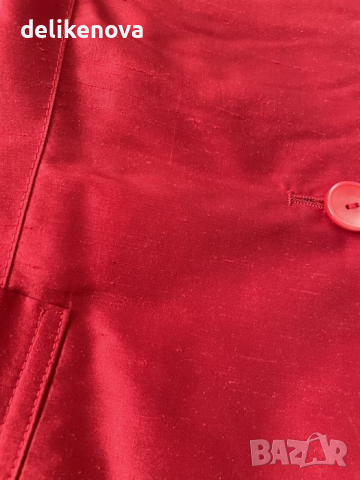 Fabrizio Lenzi. 🇮🇹  Size M 100% Копринена Красиво сако., снимка 3 - Сака - 44558312