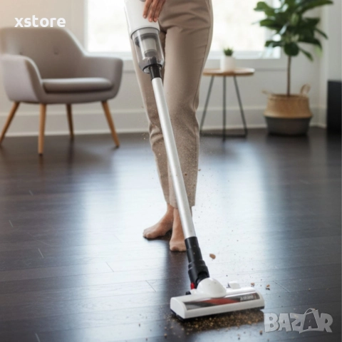 Висококачествена безжична прахосмукачка Tilihome Cordless Vacuum Cleaner, снимка 4 - Прахосмукачки - 52795700