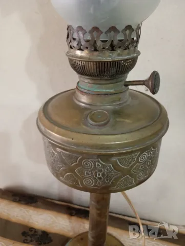 Стара настолна лампа, снимка 7 - Настолни лампи - 49894519