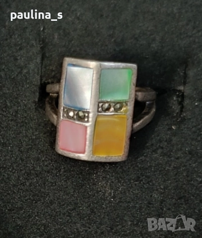 Три различни / Масивен сребърен пръстен проба 925 , снимка 10 - Пръстени - 44364128