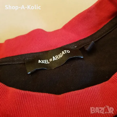 Original AXEL ARIGATO Long Sleeve Somewhere in Tokyo Black Polo, снимка 4 - Блузи - 47671923