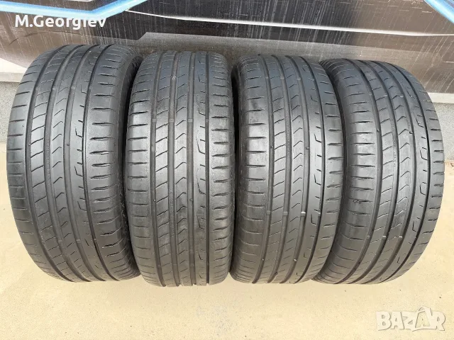 4бр. ВИСОКОСКОРОСТНИ ЛЕТНИ ГУМИ CONTINENTAL PREMIUM CONTACT-7  235/55/18 100V- 6,8 mm  DOT 09/23