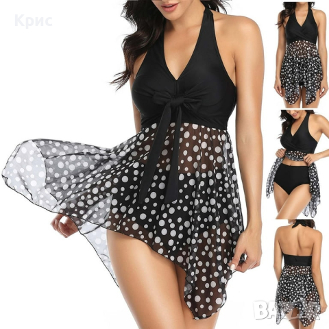 Бански костюм от две части, размер L, снимка 4 - Бански костюми - 44606395