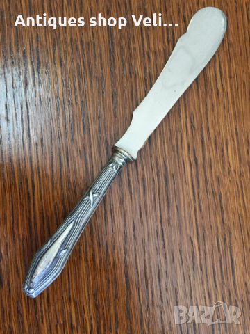 Сребърен нож за мазане №4329 , снимка 1
