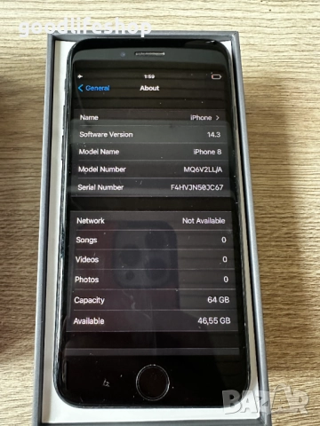 iPhone 8 64GB + 5 кейса, снимка 3 - Apple iPhone - 52342495
