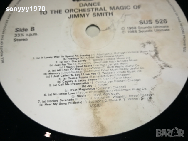 JIMMY SMITH-ПЛОЧА ОТ АНГЛИЯ 1303240911, снимка 14 - Грамофонни плочи - 44739576