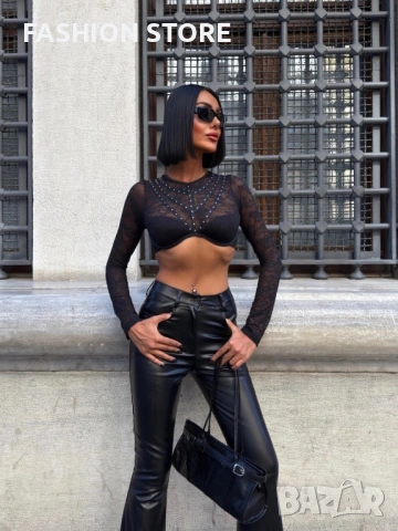 Кожен панталон CHIC, снимка 3 - Панталони - 53070083