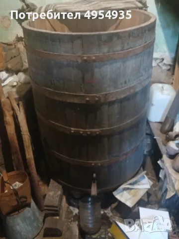 Дъбова използвана каца за вино