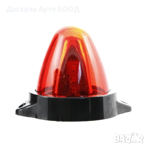 1бр. ЧЕРВЕН ЛЕД LED габарит с 12 SMD диода – въртяща светлина 24 волта, снимка 2 - Аксесоари и консумативи - 48860893