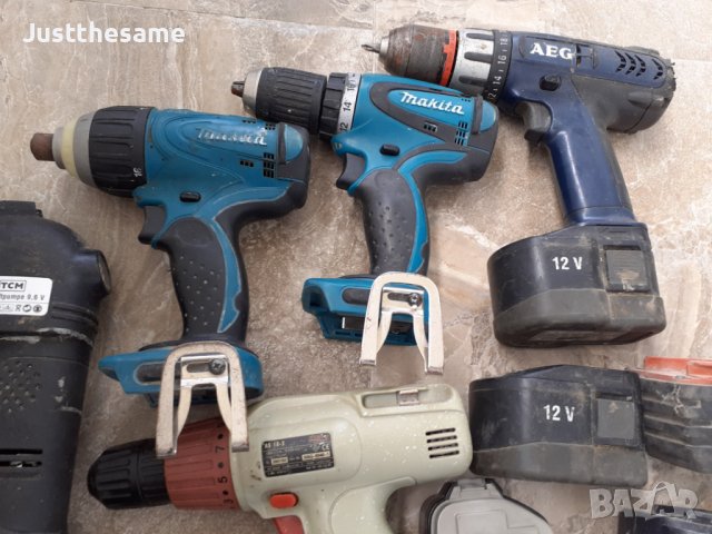 Лот Винтоверти Батерии Зарядни Макита Makita Hilti CPC AEG Metabo TCM Go ON за части, снимка 6 - Винтоверти - 41021134