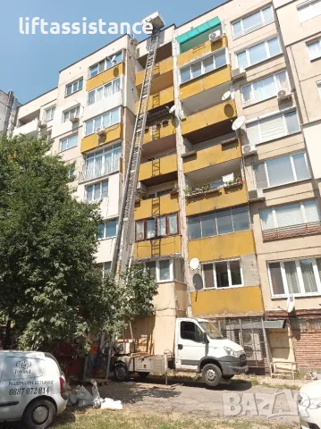 Подемник за строителни материали. Мобилен хаспел. Вишка, снимка 3 - Услуги с автокран - 55751269