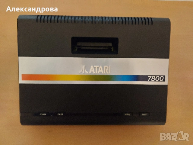 Atari 7800 с два контролера и три игри, снимка 2 - Други игри и конзоли - 53585206