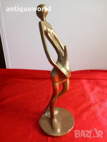 АВТОРСКА Бронзова  Пластика , Статуетка , Фигура, снимка 3 - Антикварни и старинни предмети - 51125293