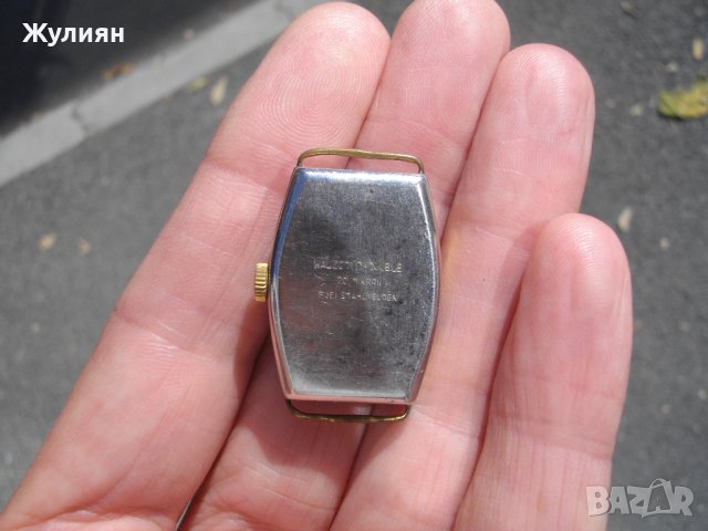 КОЛЕКЦИОНЕРСКИ ПОЗЛАТЕН ЧАСОВНИК OSCO PARAT ART DECO , снимка 5 - Антикварни и старинни предмети - 42110990