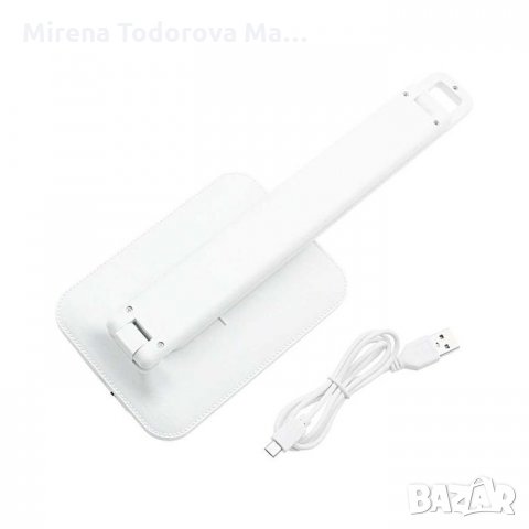 Сгъваема лед лампа, защита на очите с тъч 3 цвята светлина , снимка 7 - Настолни лампи - 35935990