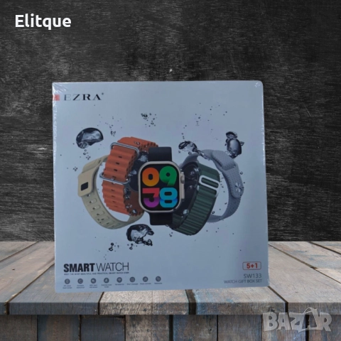 Стилен смарт часовник, Smart Watch Ezra, 5+1 SW133, снимка 7 - Други стоки за дома - 52591064