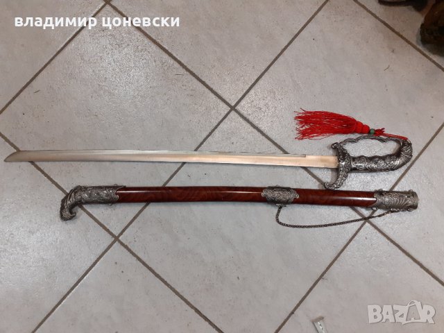 Красива азиатска сабя,меч,ятаган,острие, снимка 5 - Колекции - 39441813
