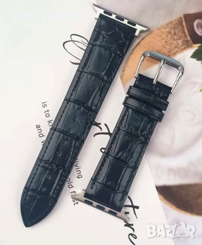 Силиконова , метална , кожена каишка Apple Watch , снимка 4 - Каишки за часовници - 40644194